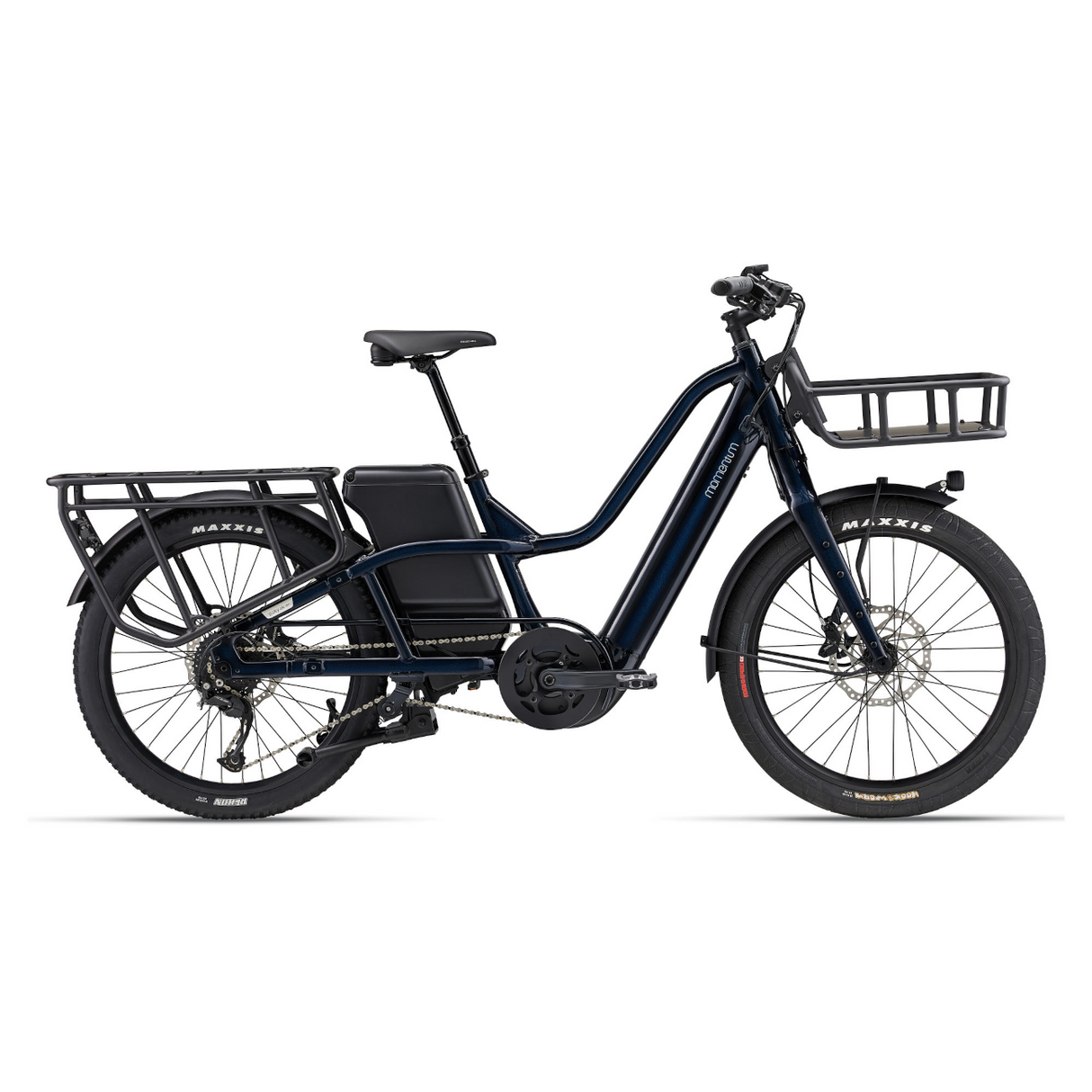 El-lastcykel MOMENTUM PakYak E+, Svart