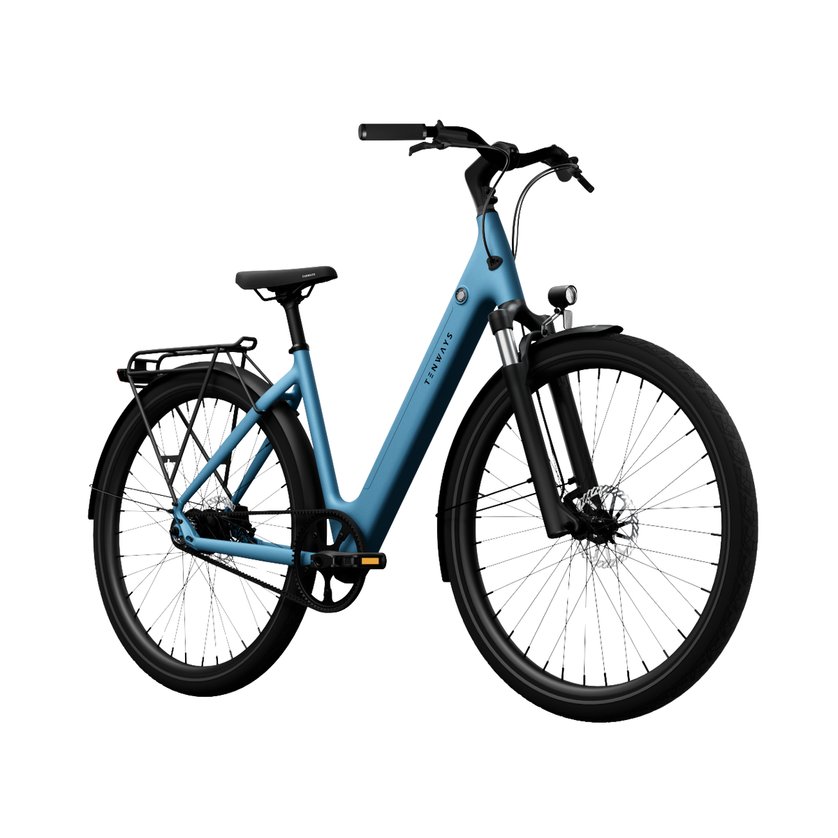 Elcykel TENWAYS CGO800S, himmelblå