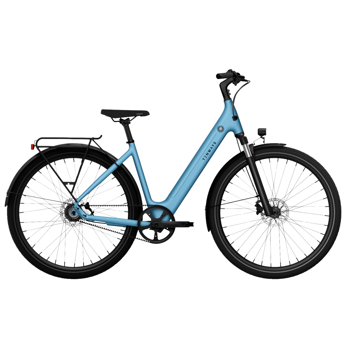 Elcykel TENWAYS CGO800S, himmelblå