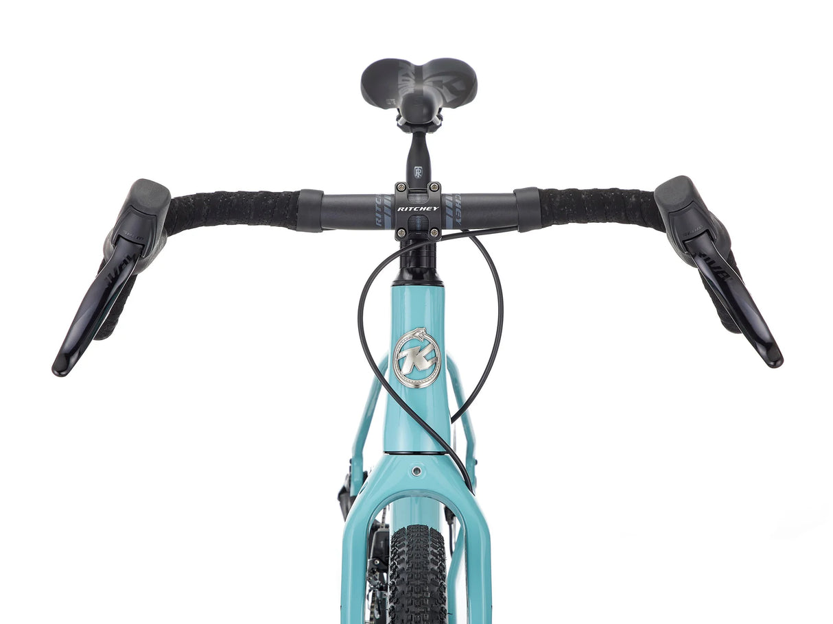Gravelbike KONA Ouroboros CR/DL, Gloss Harbor Gray (Green)