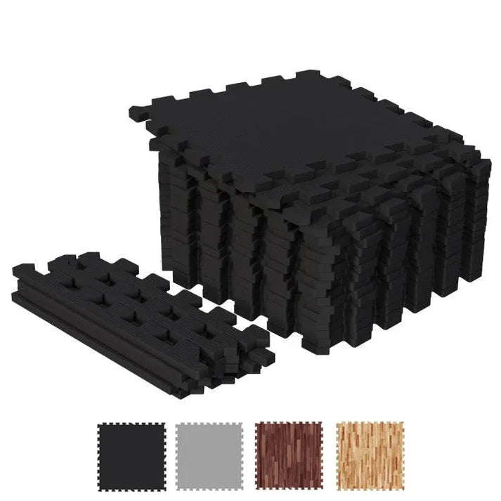 TRÆNINGSGULV GYMMÅTTE 30x30 CM SÆT 18