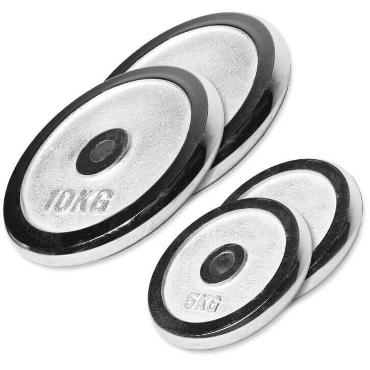 Viktskiver KROM 2x10kg 2x5kg