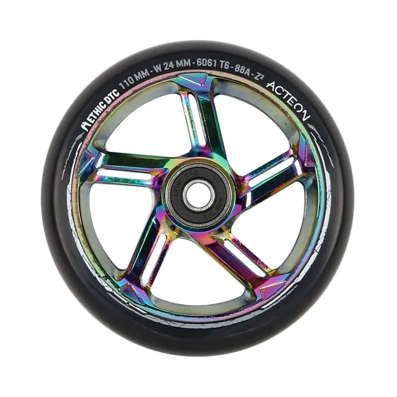 Hjul till sparkcykel Ethic Acteon Wheel 110mm Rainbow