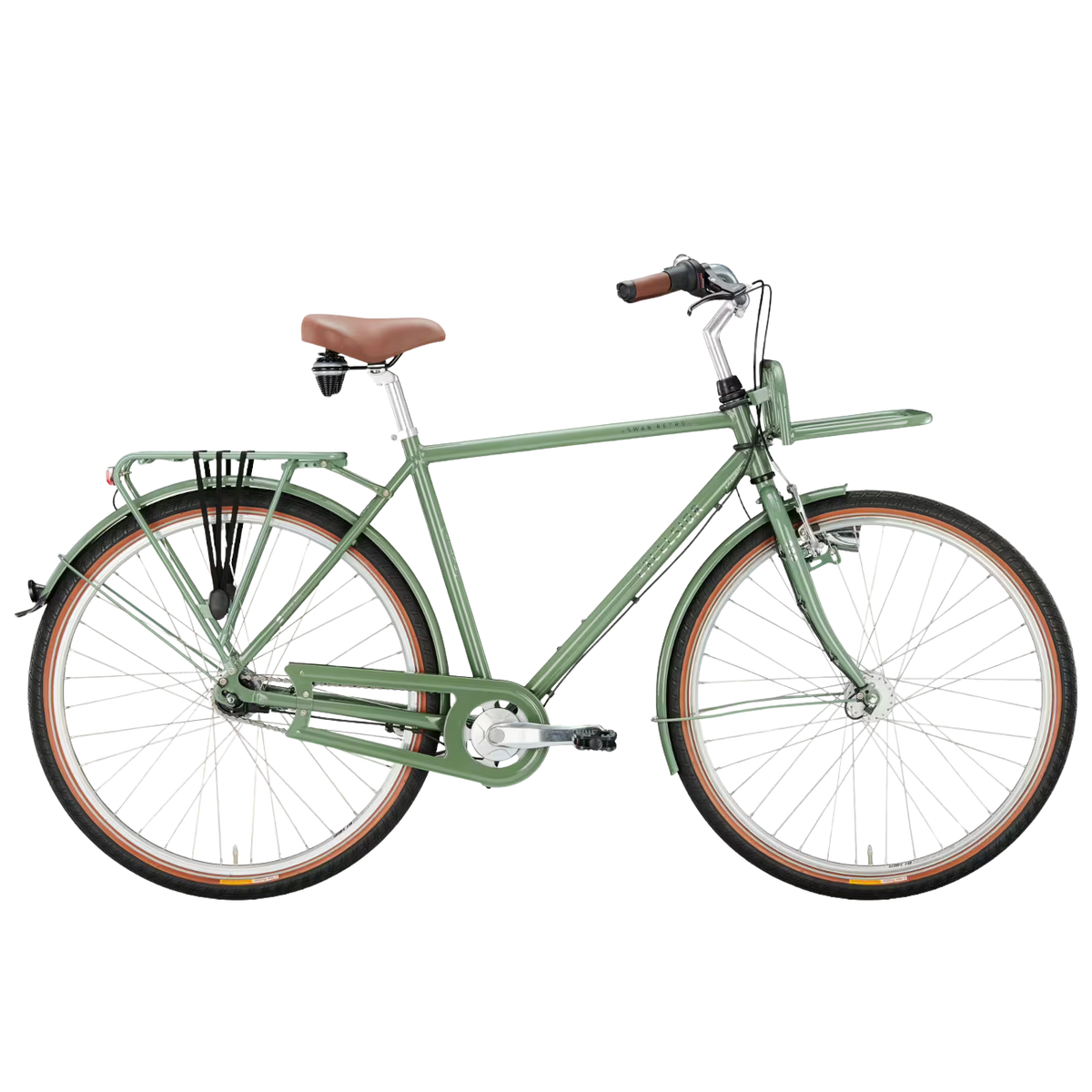 Cykel EXCELSIOR Swan Retro FT Alu, Khaki