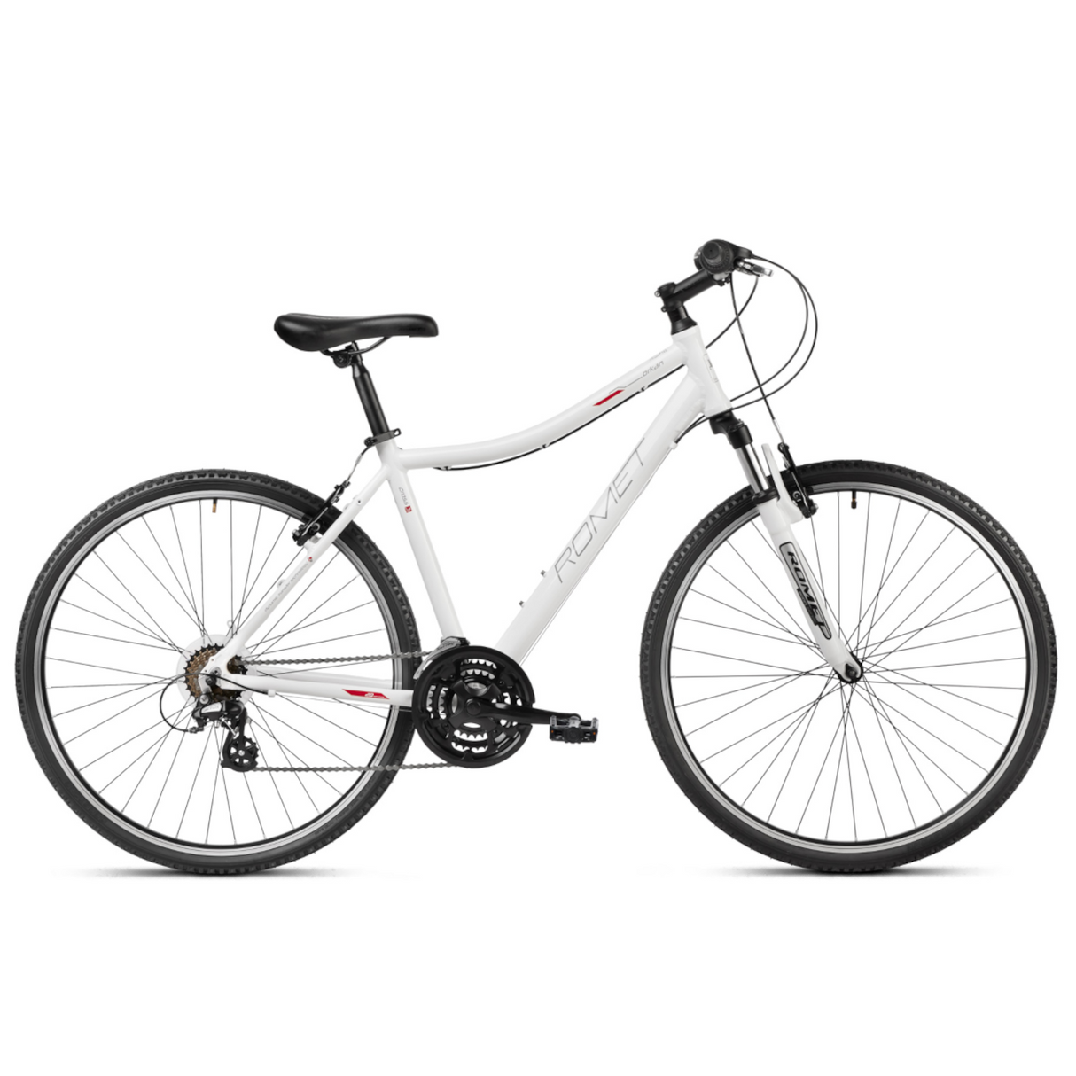 Cykel ROMET Orkan D Lite, vit-lila