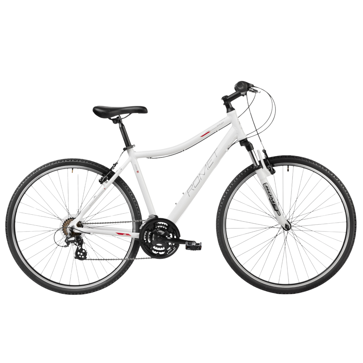Cykel ROMET Orkan D Lite, vit-lila