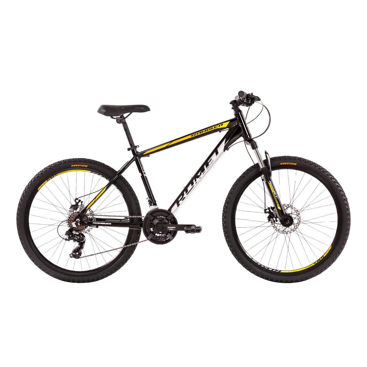 Ungdomscykel ROMET Rambler R6.2, 26" 17" M, sort-gul