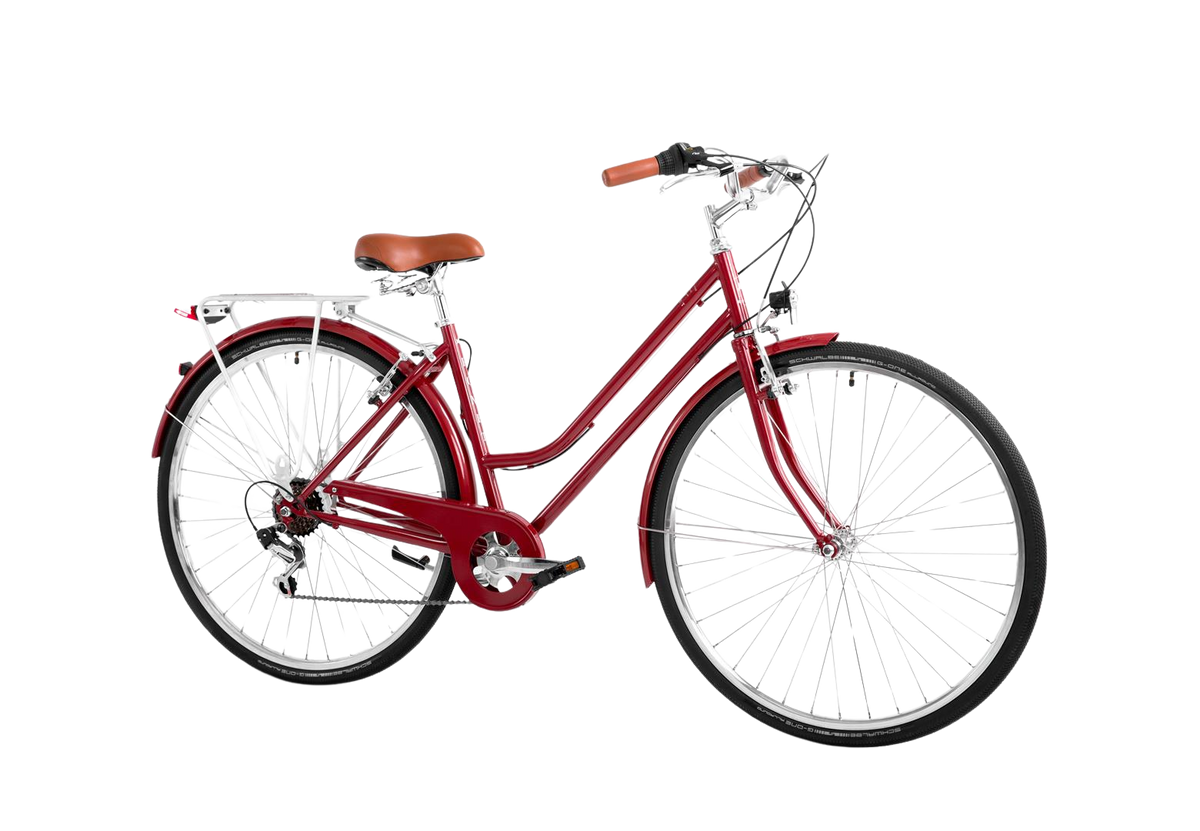 Cykel ROMET Vintage Eco D, röd