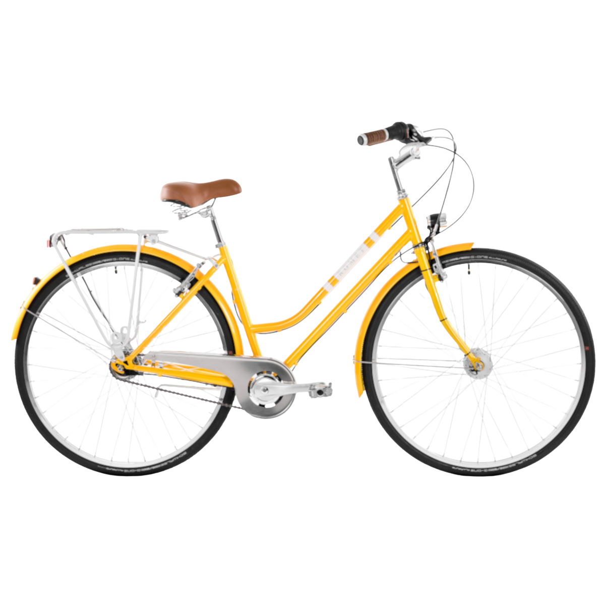 Cyklen ROMET Vintage LTD D, gul