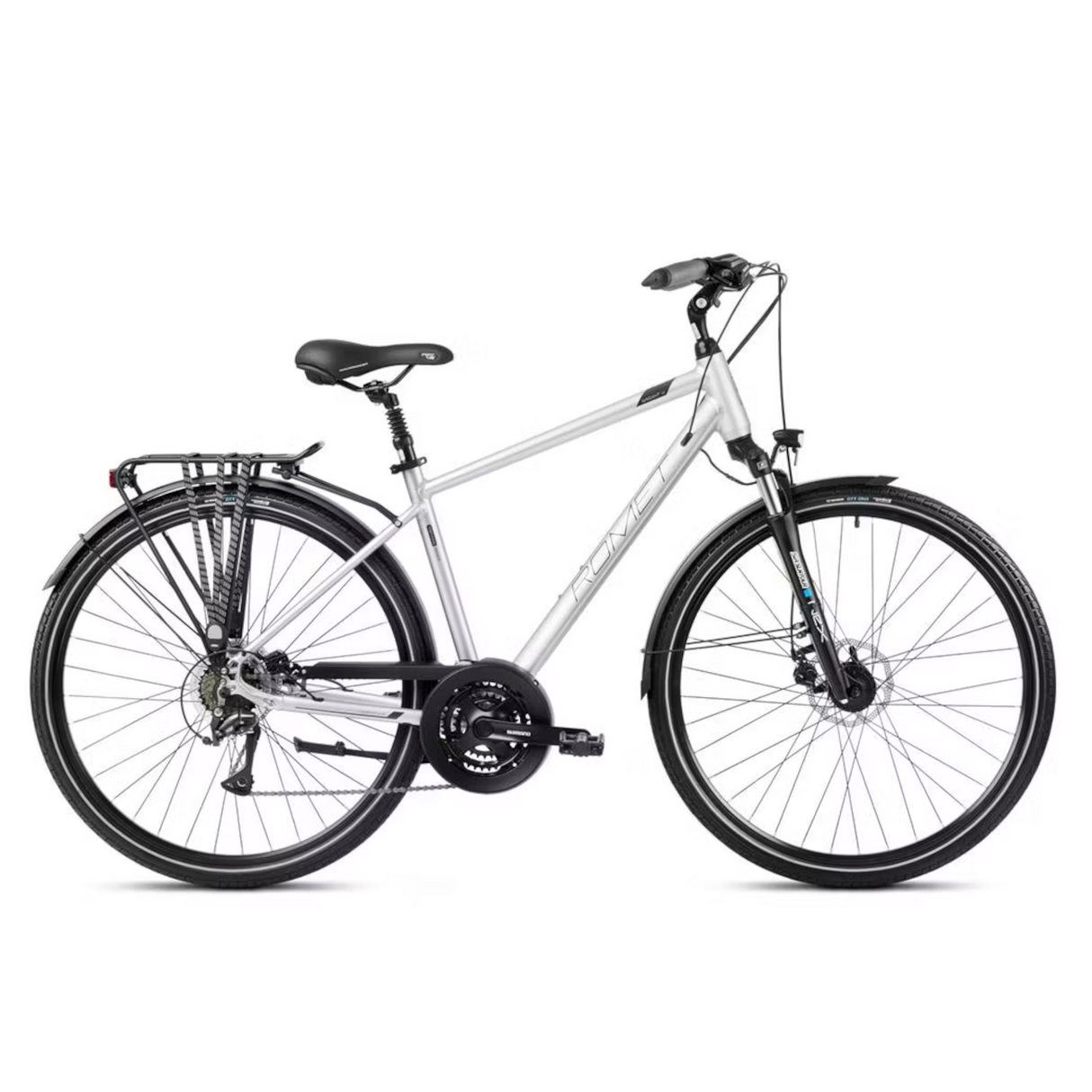 Cykel ROMET Wagant 4, silver-svart