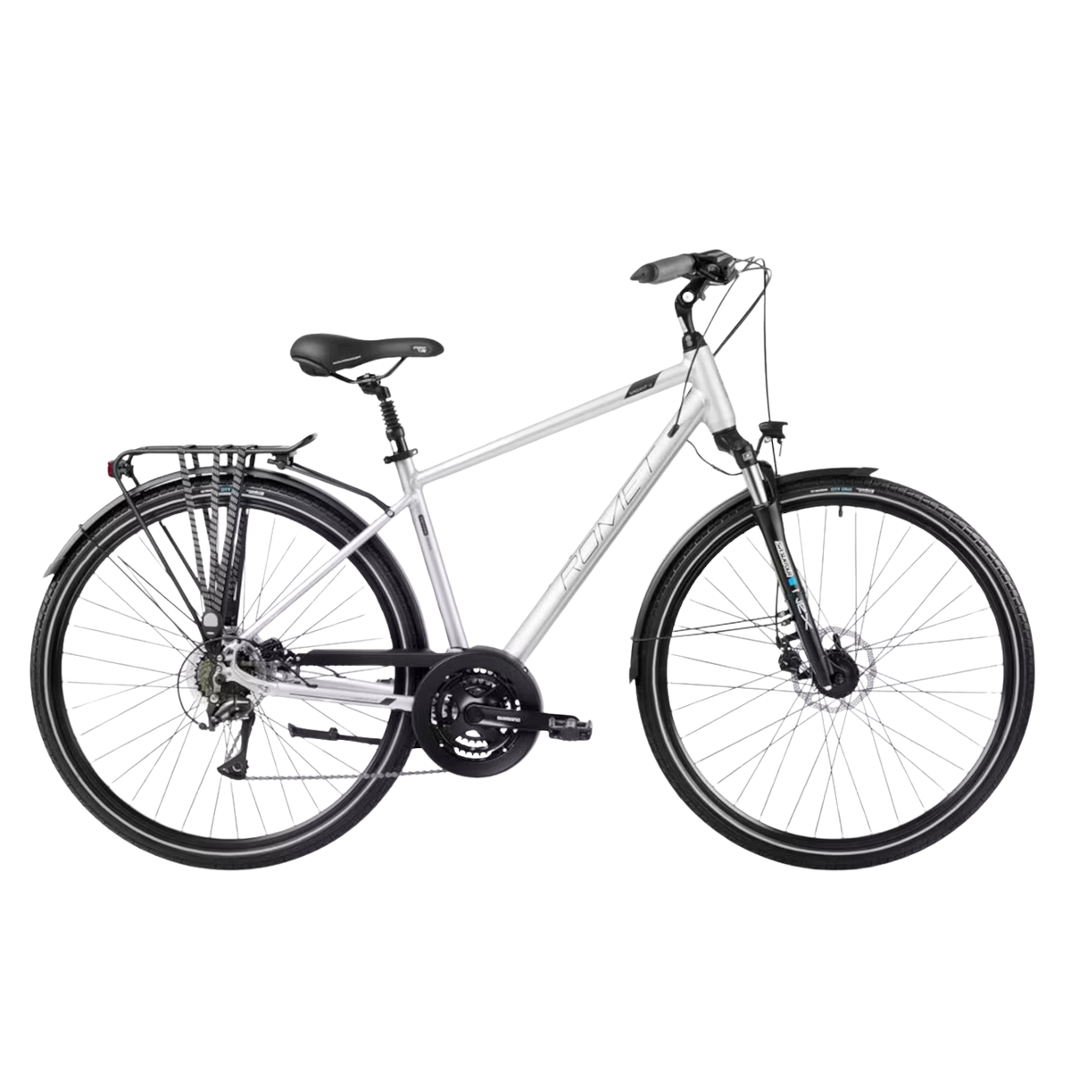 Cyklen ROMET Wagant 4, sølv-sort