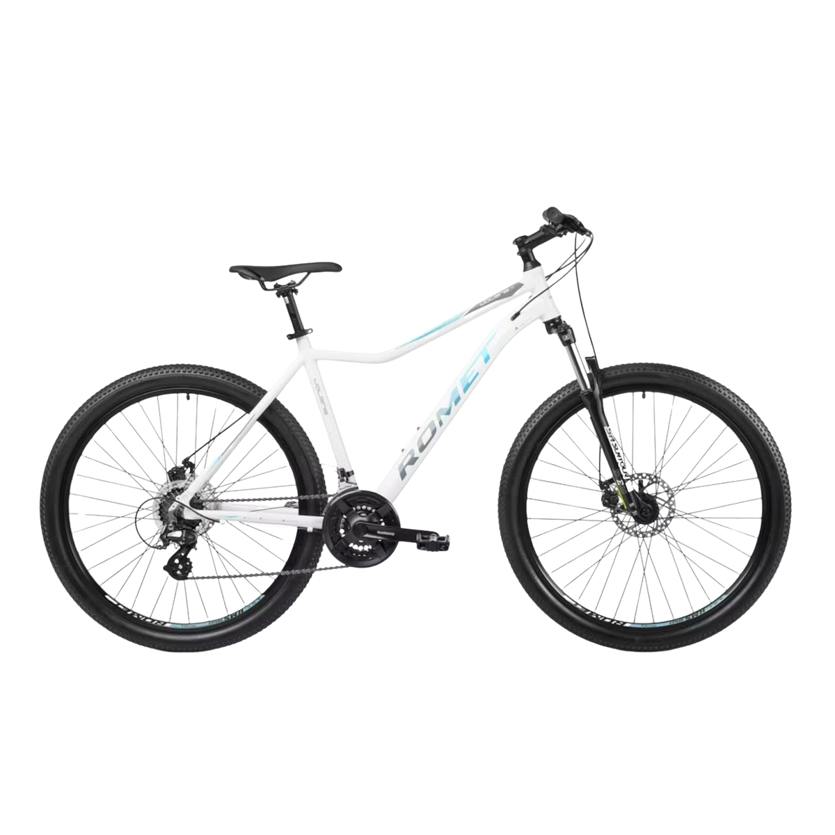 Damecykel ROMET Jolene 7.1, 27.5" hvid-blå