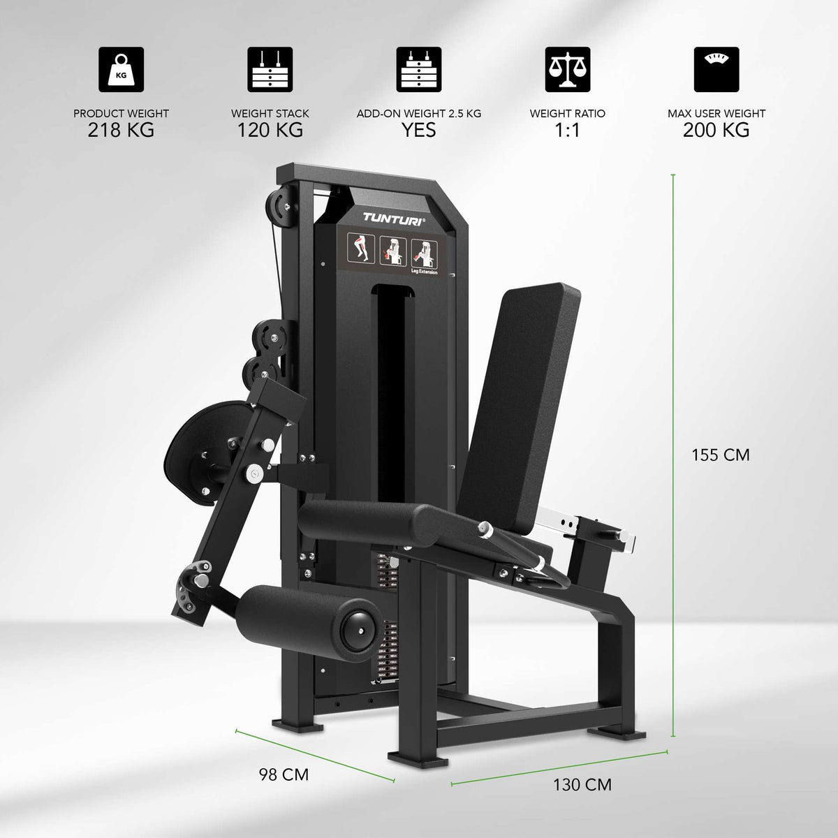 TUNTURI Platinum - Benspark - Vægtmagasin V-Series
