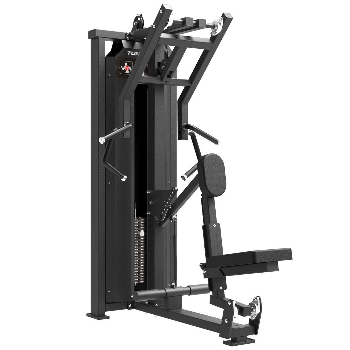 TUNTURI Platinum - Sittande roddmaskin - Viktmagasin - V-Series