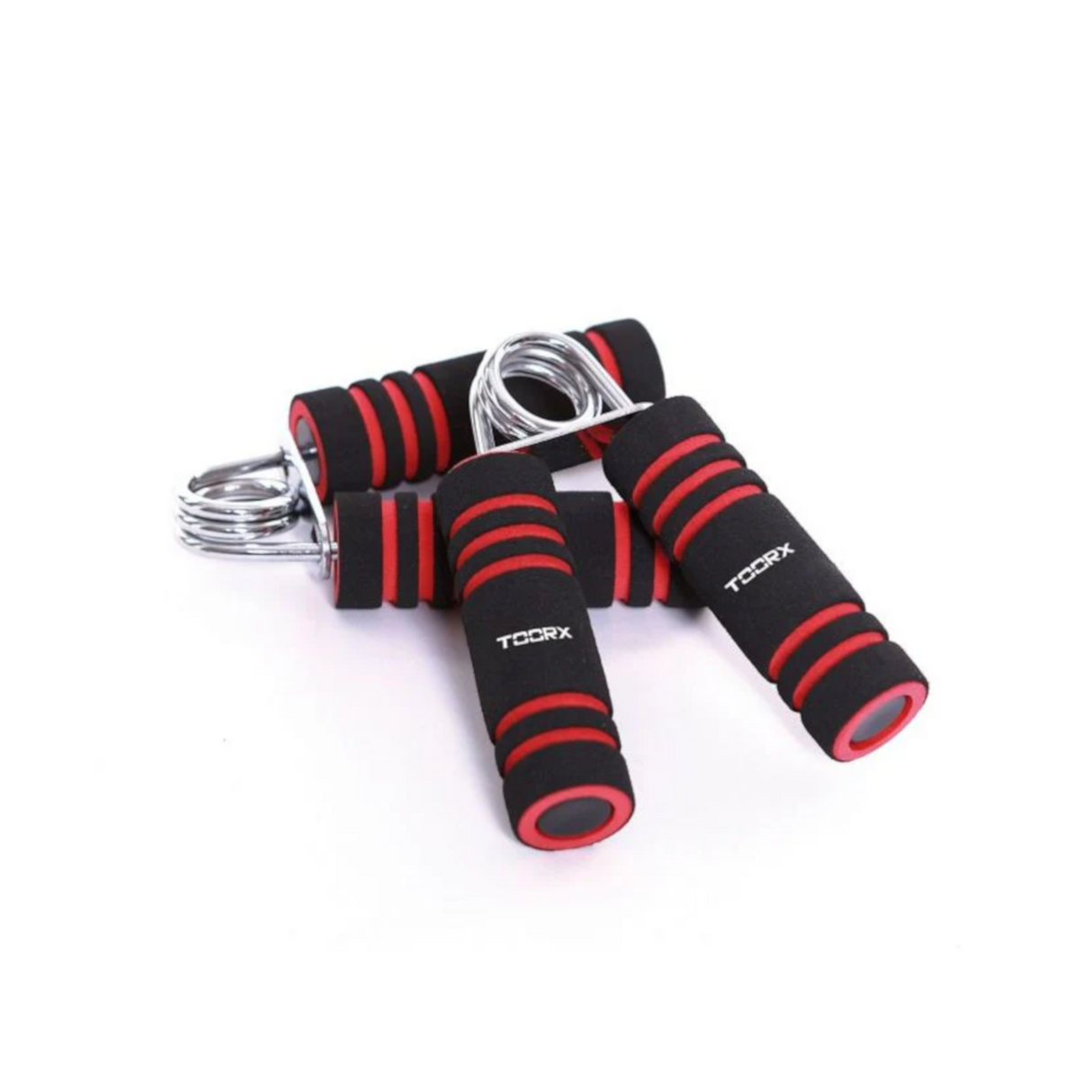 Handtag TOORX Handgrips med Soft Touch-handtag, svart-röd