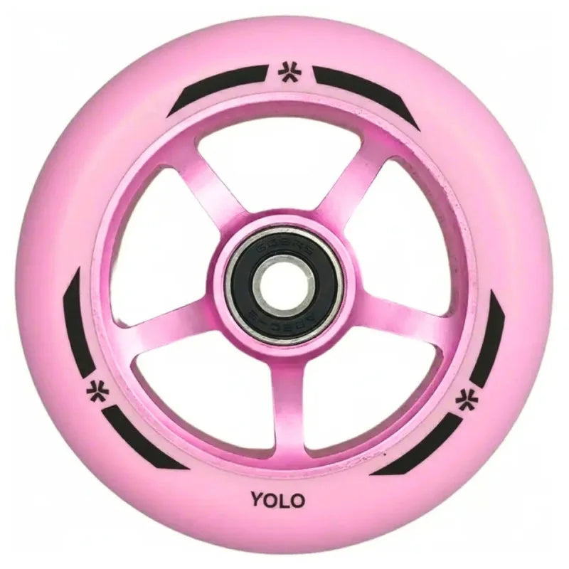 Hjul till sparkcykel Union Yolo Pro Scooter Wheel 100mm Rosa