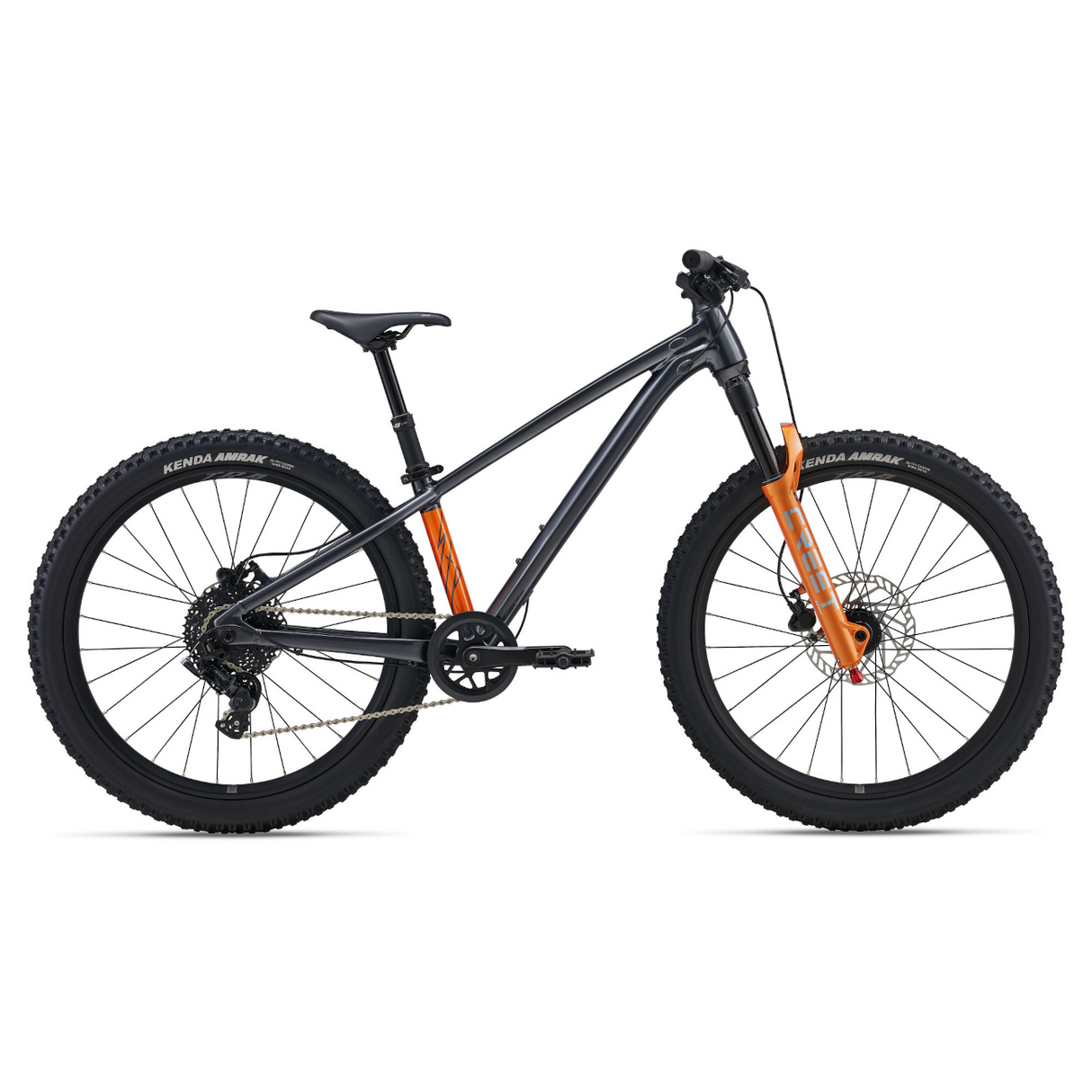 Barncykel GIANT STP 24 (2026) Svart Krom