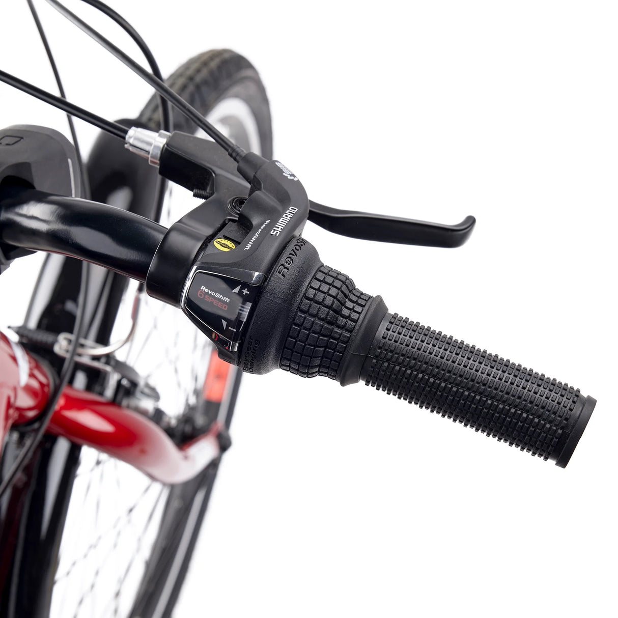 Barncykel S'COOL chiX, 24" Röd/Vit