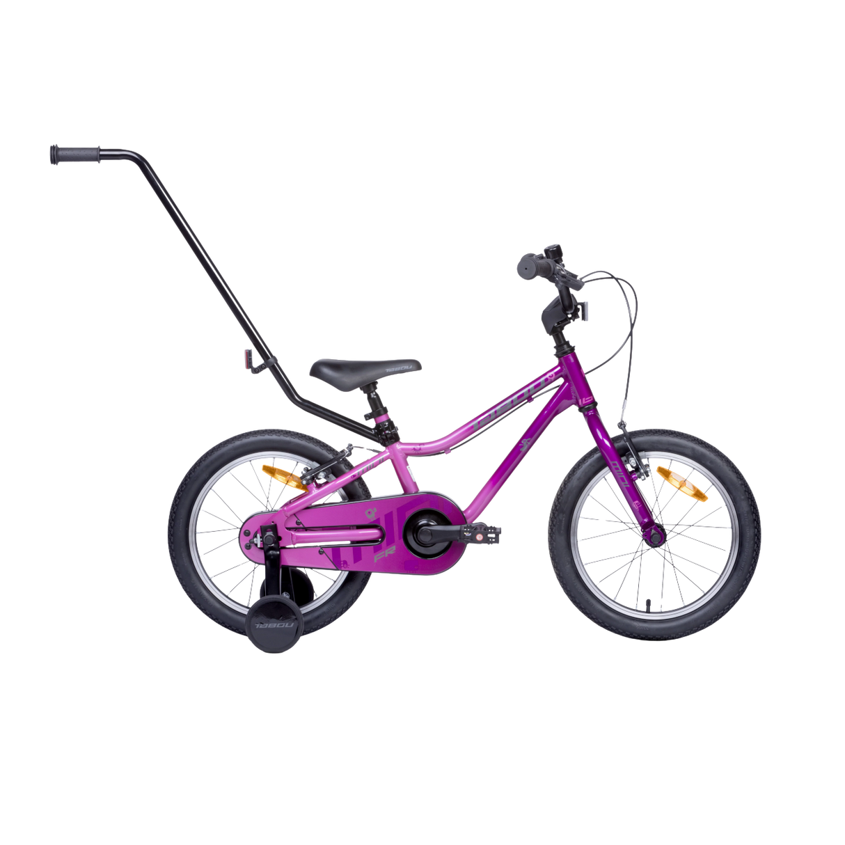 Barncykel TABOU Mini FR, 18" rosa-lila