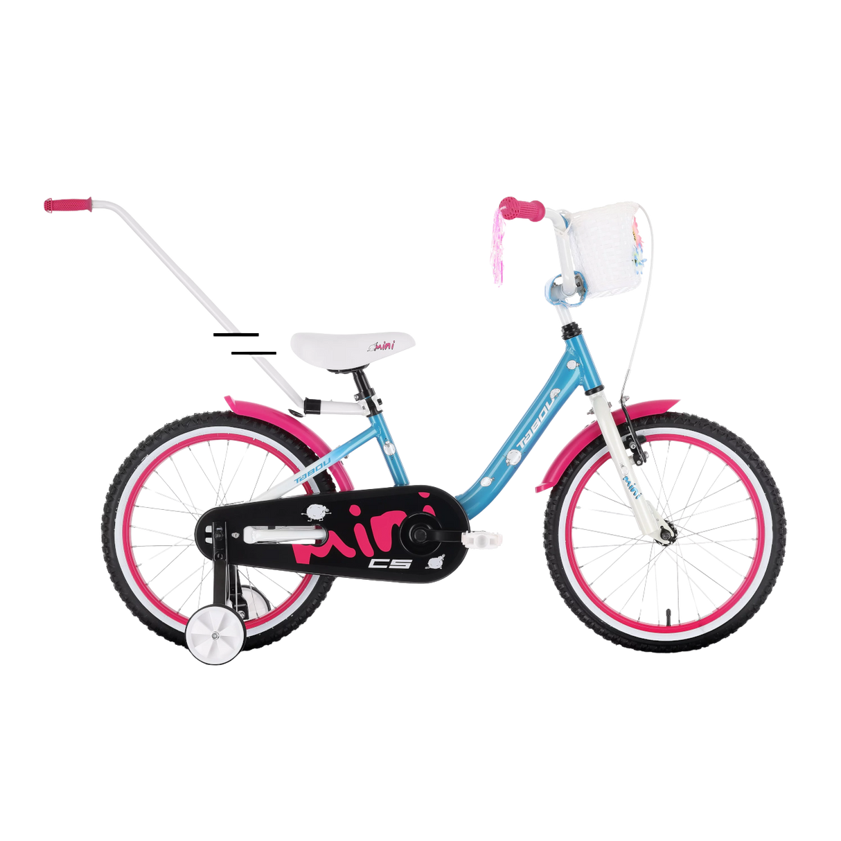 Barncykel TABOU Miss CS ALU, 20" blå-vit