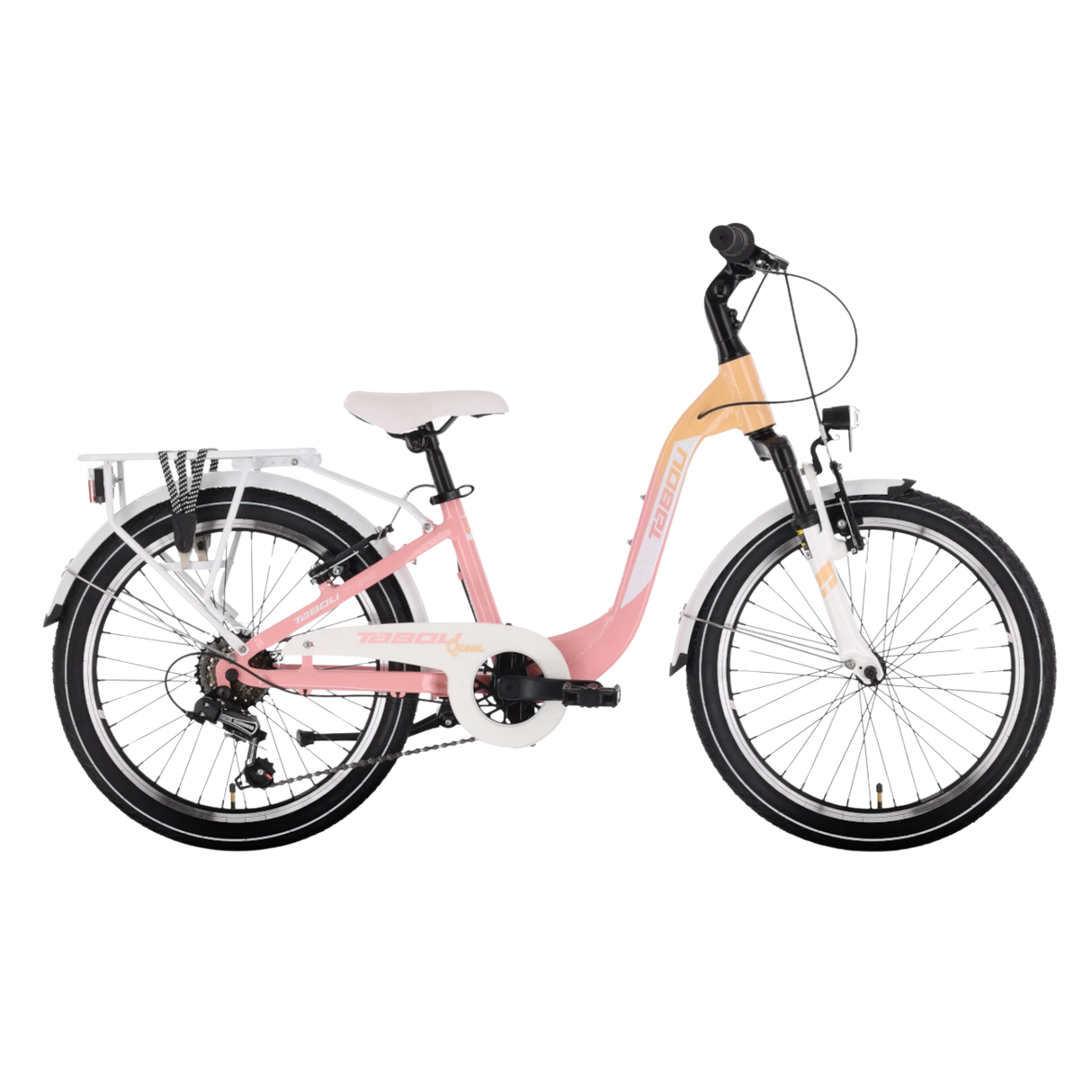 Barncykel TABOU Queen 20, korallvit