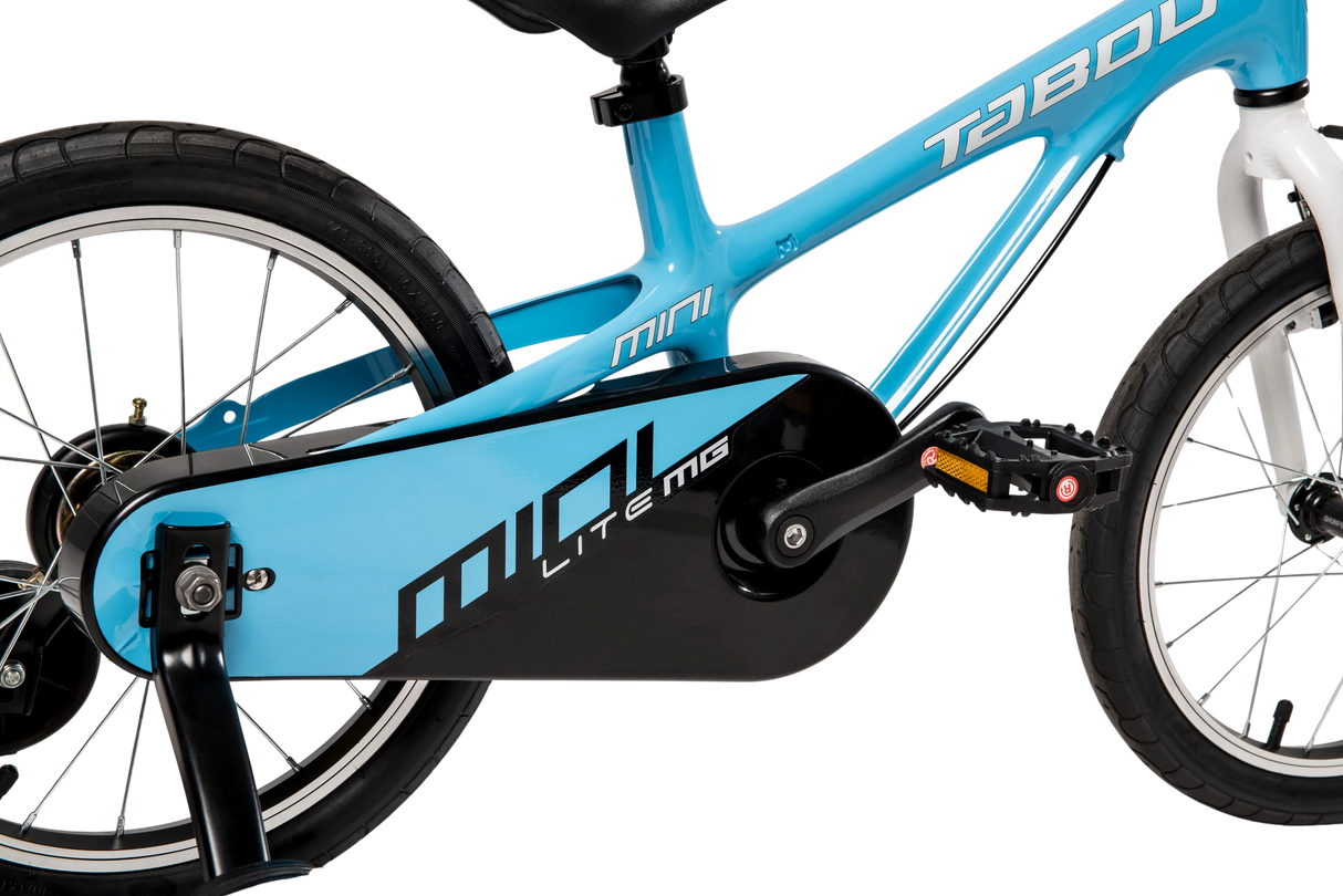 Ultralätt barncykel TABOU Rocket Lite MG, 16" blå-vit