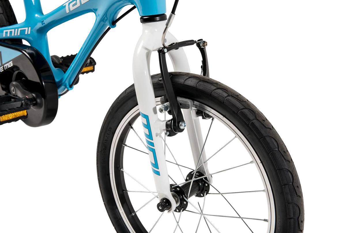 Ultralätt barncykel TABOU Rocket Lite MG, 14" blå-vit