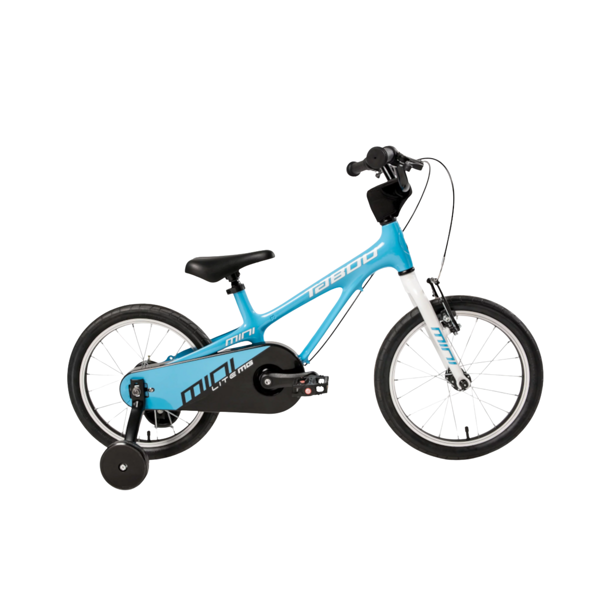 Ultralätt barncykel TABOU Rocket Lite MG, 14" blå-vit