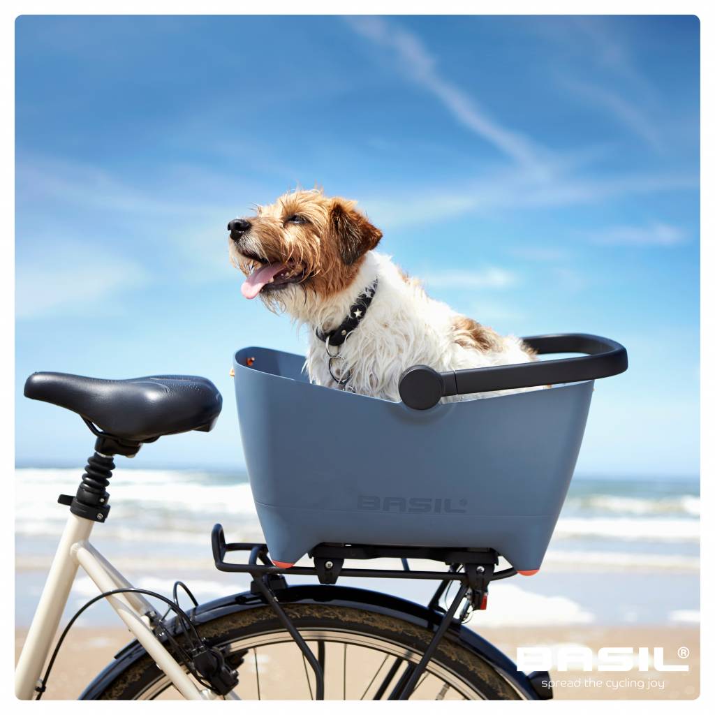 Cykelkorg för husdjur Basil Buddy MIK, blå