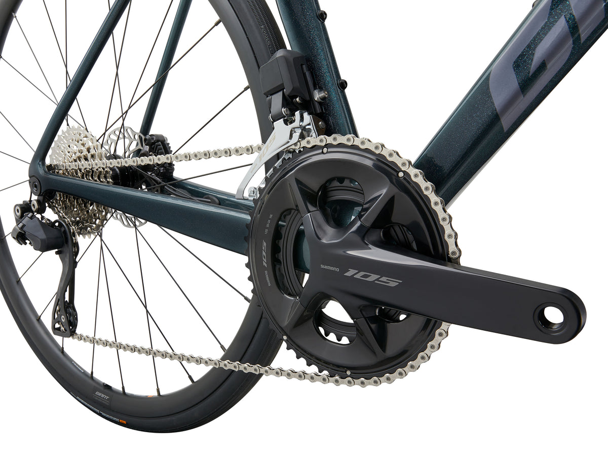 Landsvägscykel GIANT TCR Advanced 1 PC, Asphalt Green