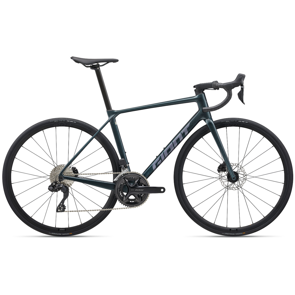 Landsvägscykel GIANT TCR Advanced 1 PC, Asphalt Green