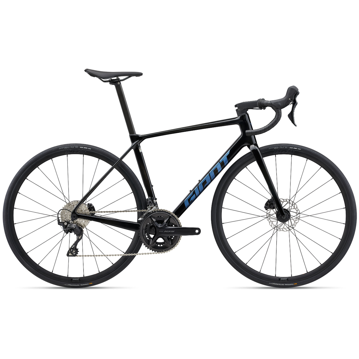 Landsvägscykel GIANT TCR Advanced 2 KOM, Carbon
