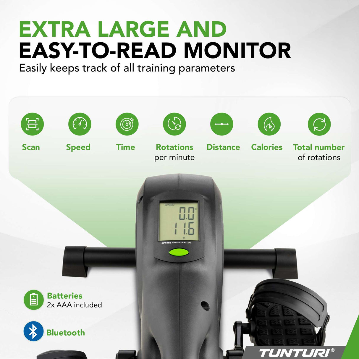 Mini cykel TUNTURI Cardio Fit M40 Mini Bike