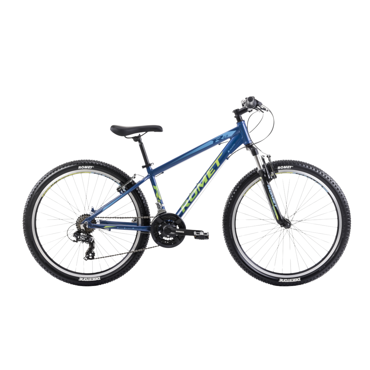 Ungdomscykel ROMET Rambler R6.0, 26" blå-grøn