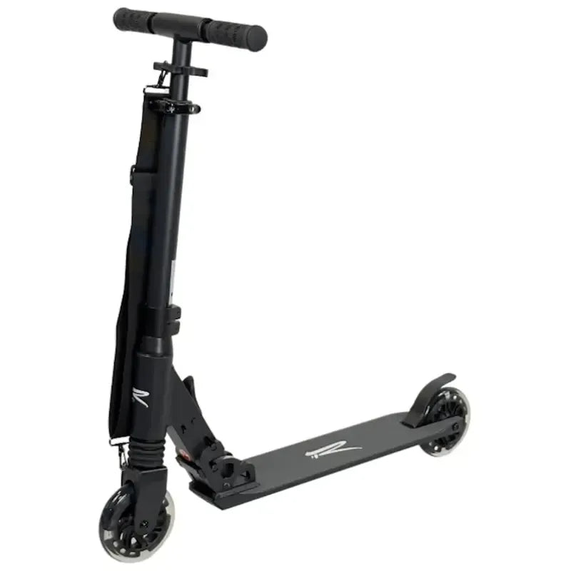 Løbehjul RIDEOO 120 City Scooter LED, sort