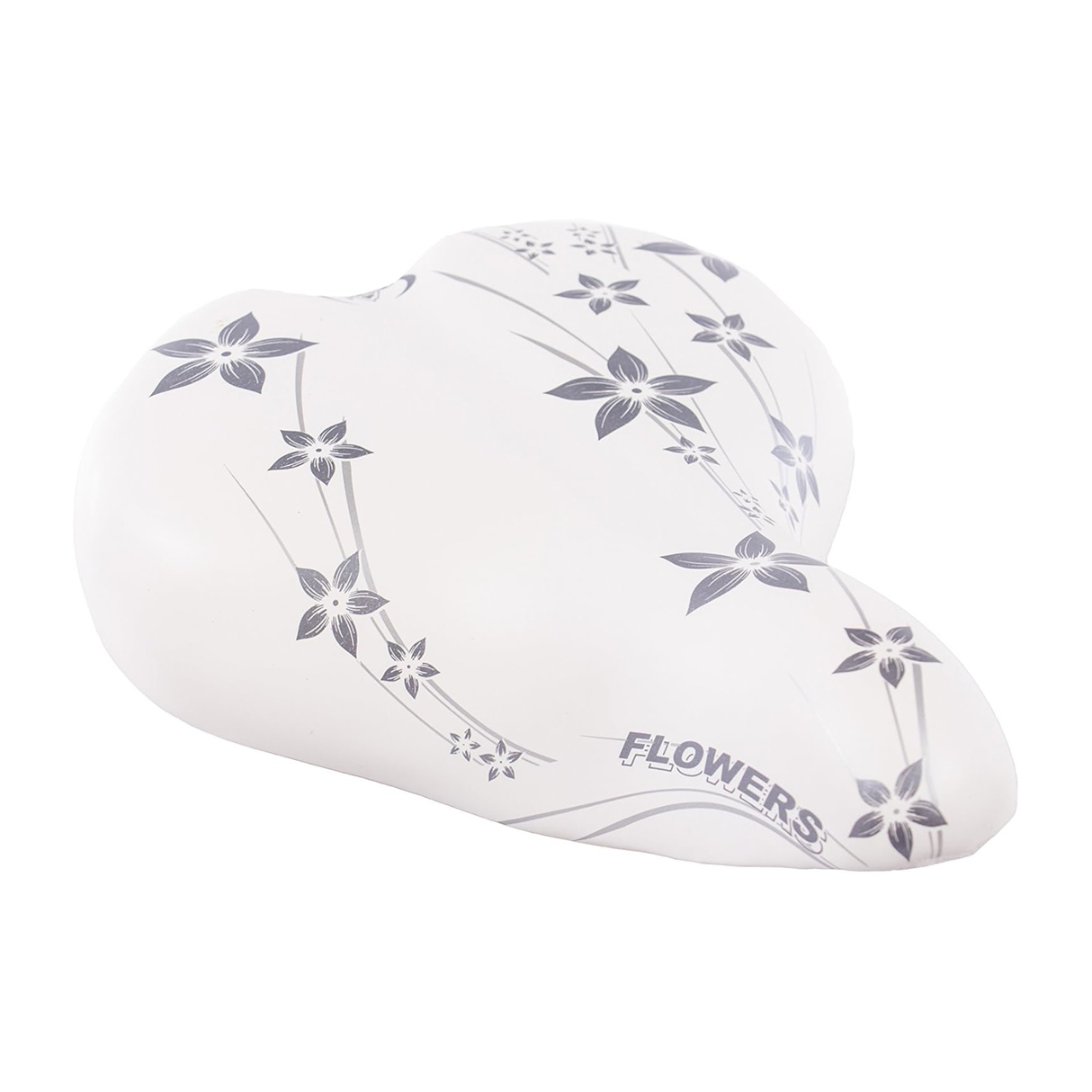 Sadel SELLE MONTE GRAPPA Happy Flowers, vit-silver