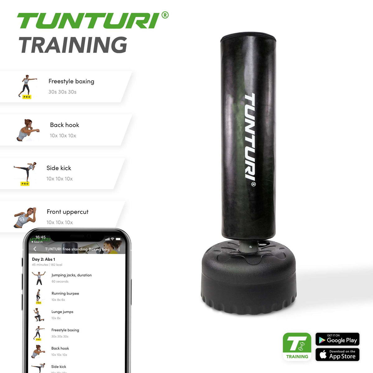 Fristående boxningssäck TUNTURI