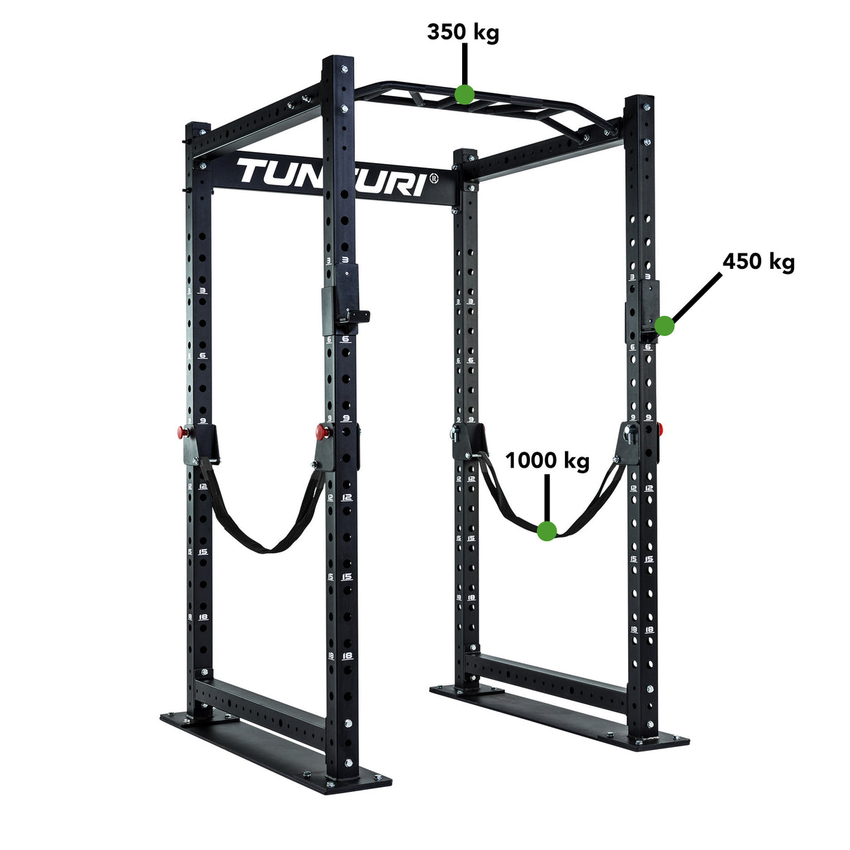 Power Cage Squat Rack TUNTURI RC20 Pro Power Rack