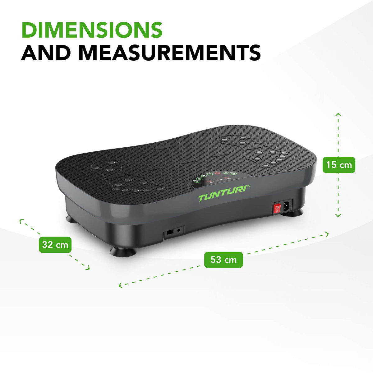 Vibrationsplade TUNTURI Cardio Fit V30
