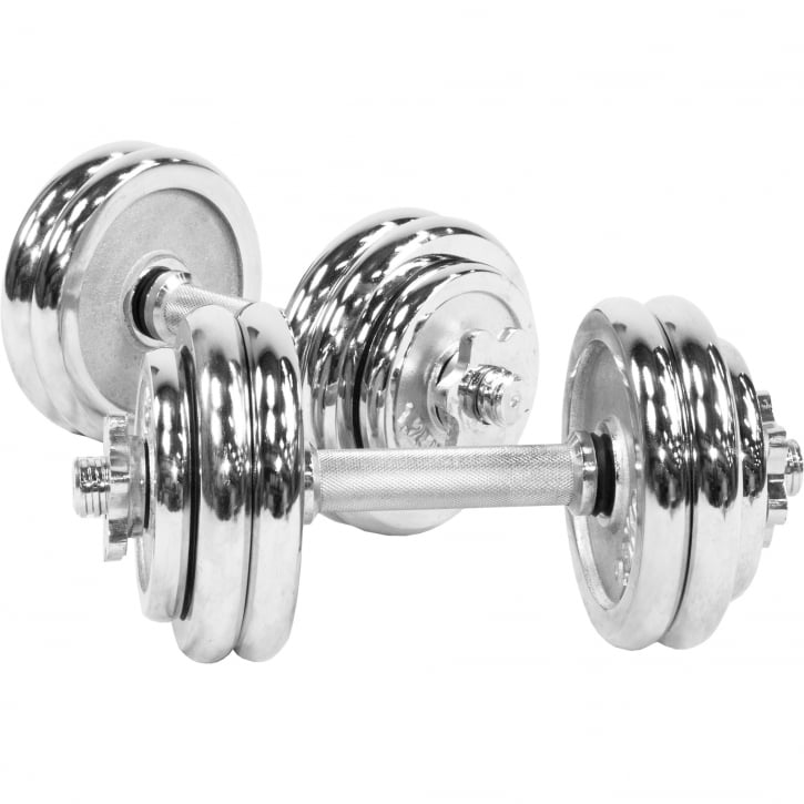 Hantlar KROM Gjutjern 2x15kg