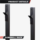 Bänkpress 250 kg Stødplade Svart