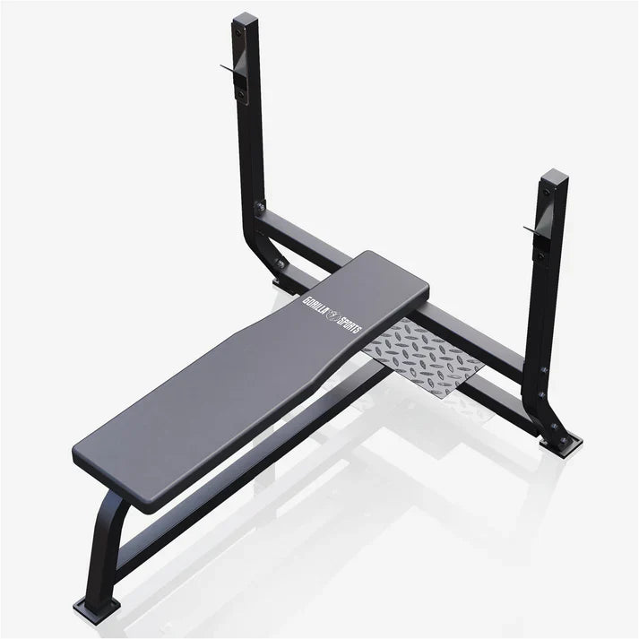 Bänkpress 250 kg Stødplade Svart