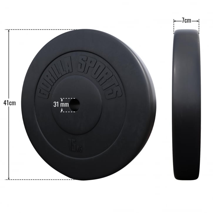 Vægtskiver BASIC Cement 2x15 kg