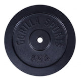 VÆGTSKIVER IRON BLACK 2X5 KG 2X10 KG