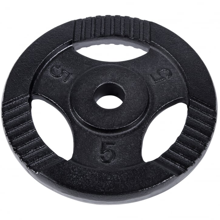 VÆGTSKIVER TRIGRIP BLACK 2X10 KG 2X5 KG