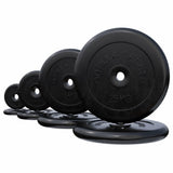 Vægtplader GUMMI Støbejern 1,25–25 kg