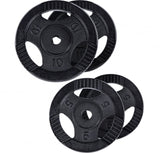 VÆGTSKIVER TRIGRIP BLACK 2X10 KG 2X5 KG
