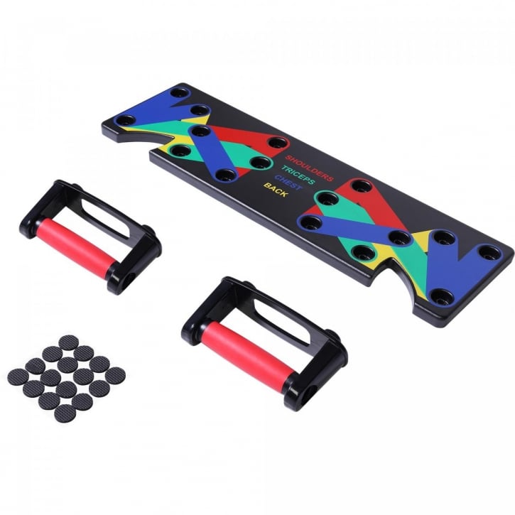 Push Up Board Armhävningar 9in1