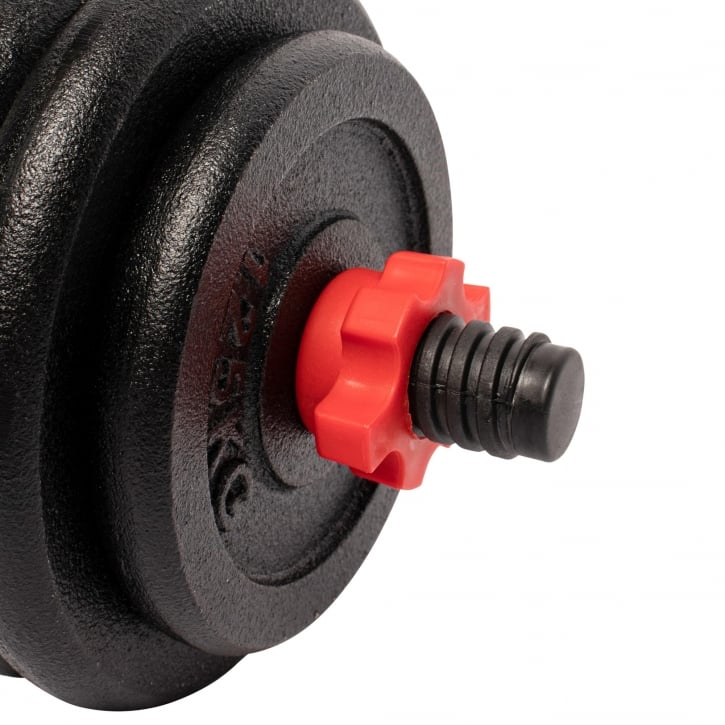 Håndvægte 25 mm Støbejern 2x10 kg 2x15 kg