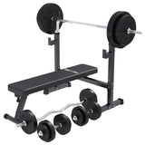 Bænkpres 2.0 BLACK Vægtstang & Curlstang Håndvægte 100 kg